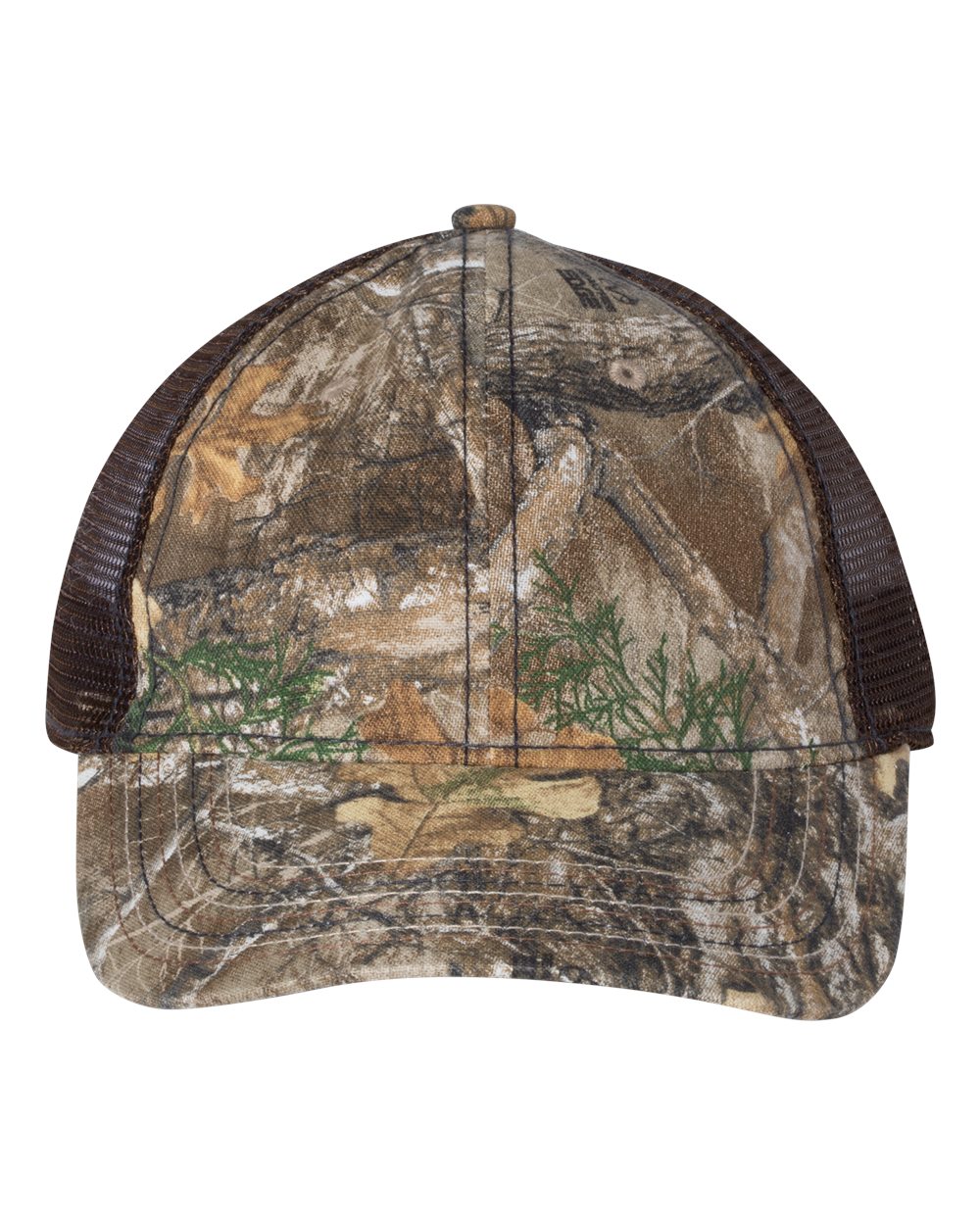 Outdoor Cap Mesh-Back Camo with Flag Undervisor Cap