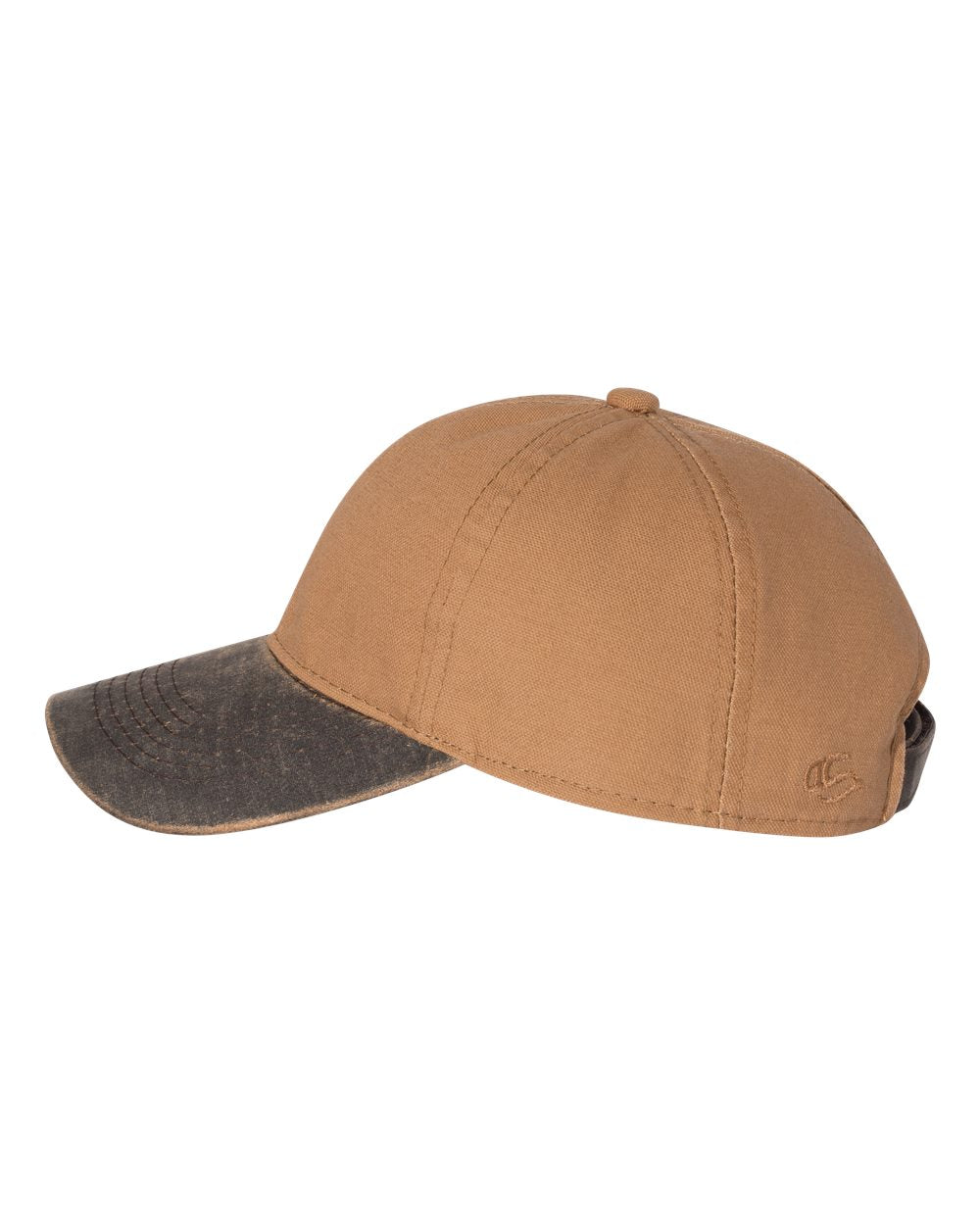Outdoor Cap Weathered Canvas Crown with Contrast-Color Visor Cap