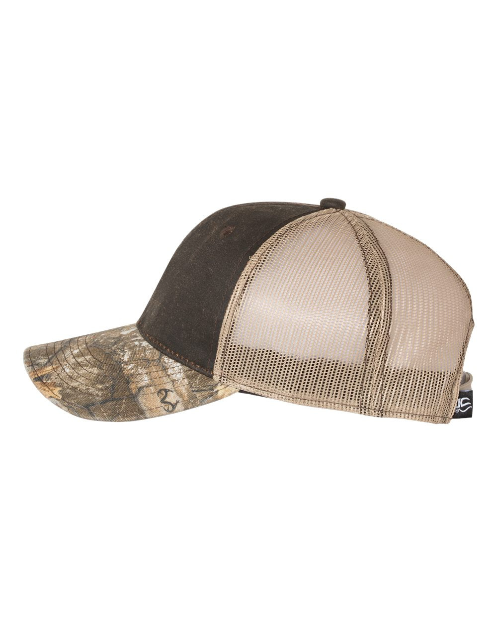 Outdoor Cap Distressed Camo Mesh-Back Cap