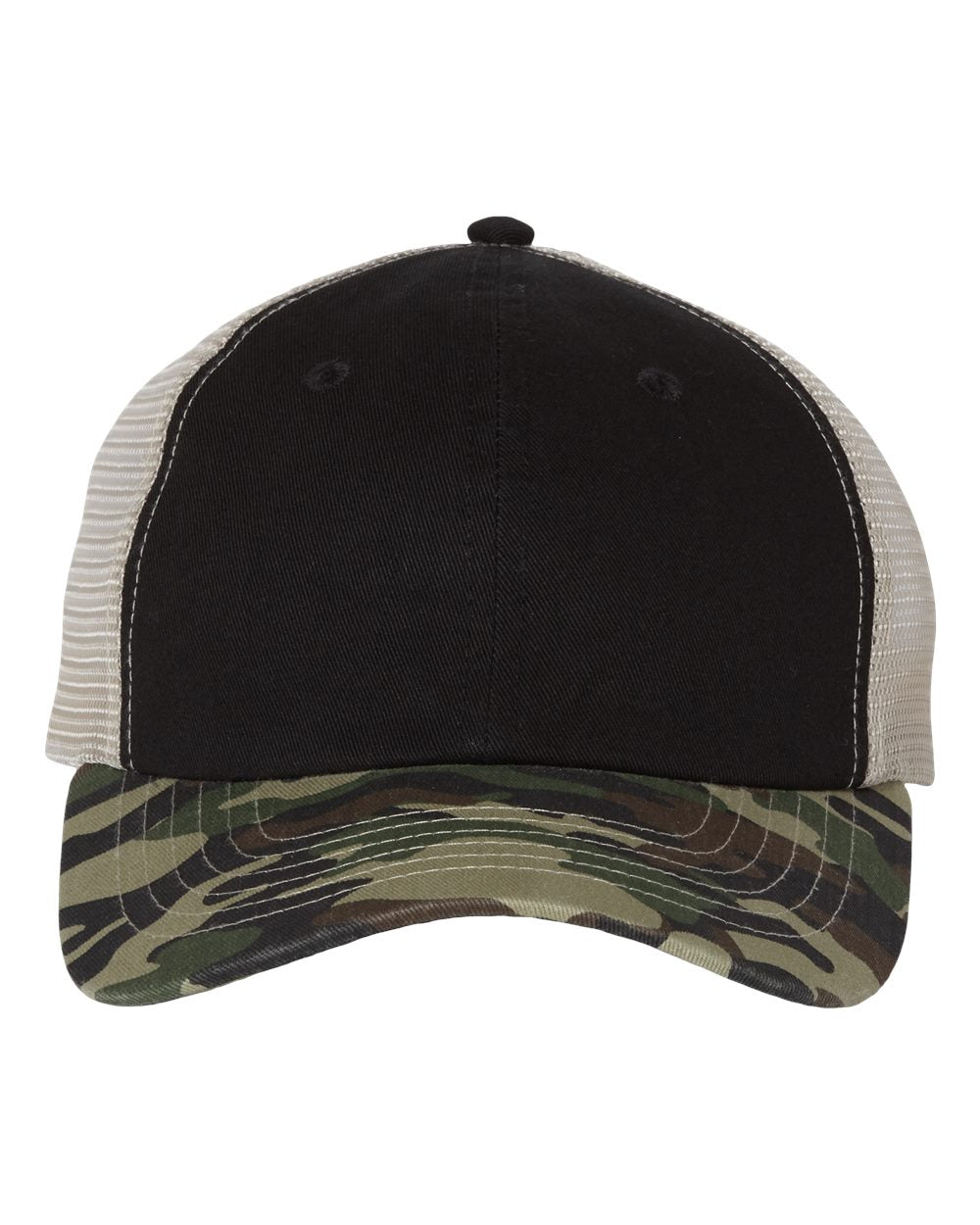 Sportsman Contrast-Stitch Mesh-Back Cap