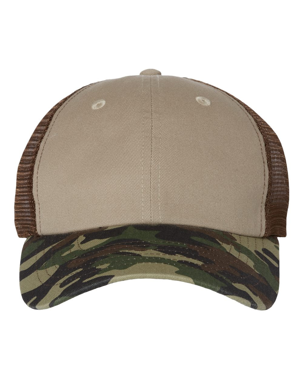 Sportsman Contrast-Stitch Mesh-Back Cap