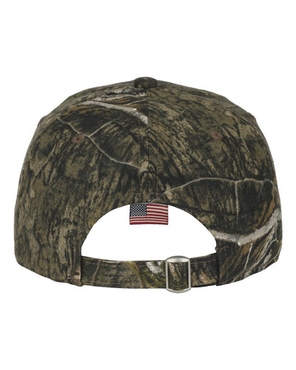 Outdoor Cap Camo with Flag Visor Cap
