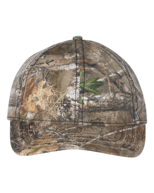 Outdoor Cap Camo Cap with American Flag Undervisor