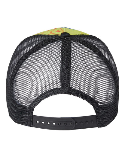 Colortone Tie-Dyed 5-Panel Trucker Cap