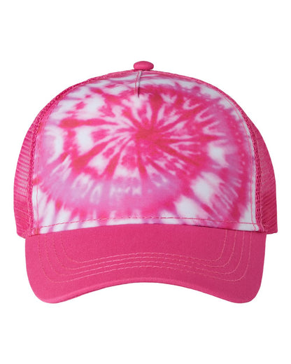 Colortone Tie-Dyed 5-Panel Trucker Cap