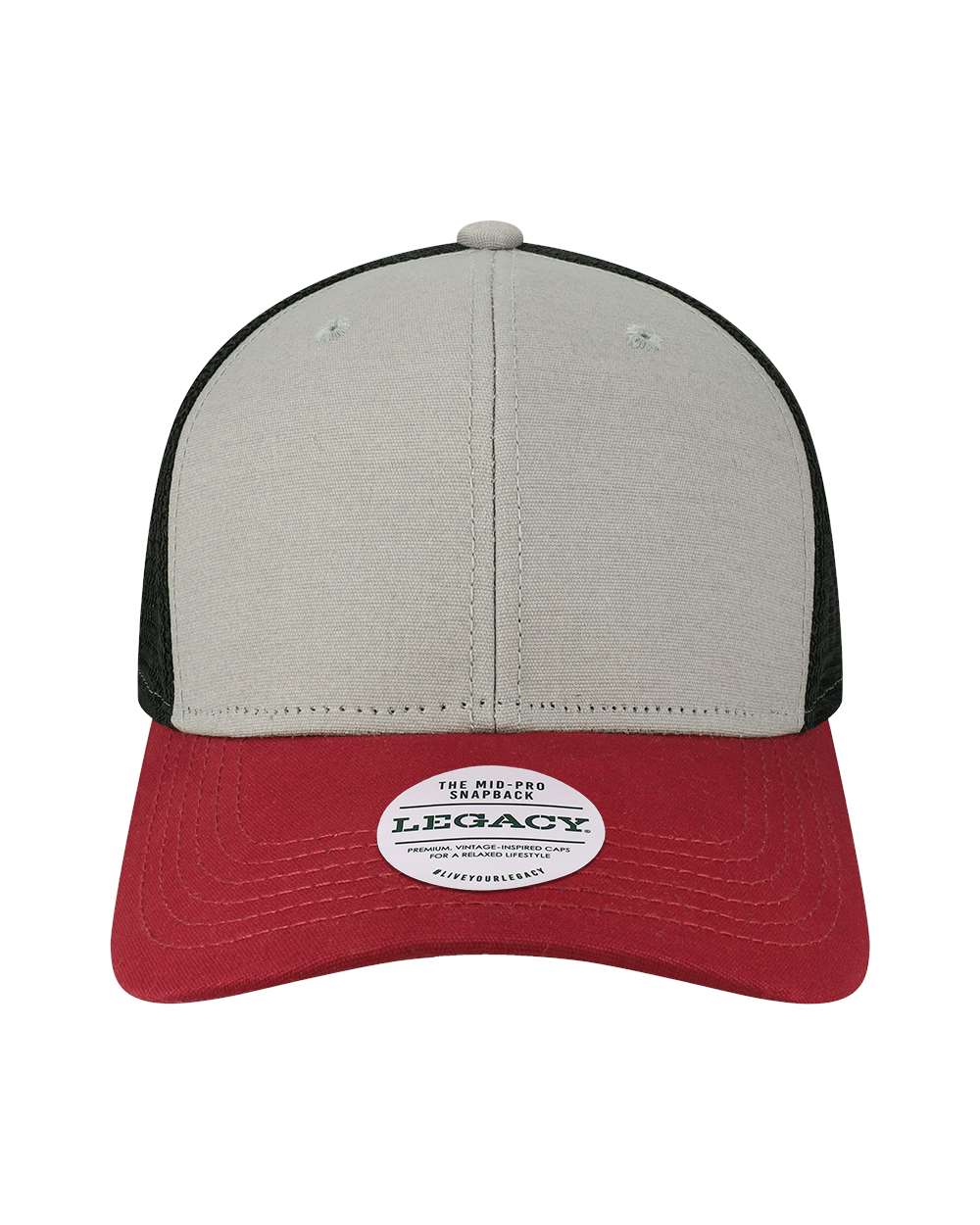 Legacy Mid-Pro Snapback Trucker Cap