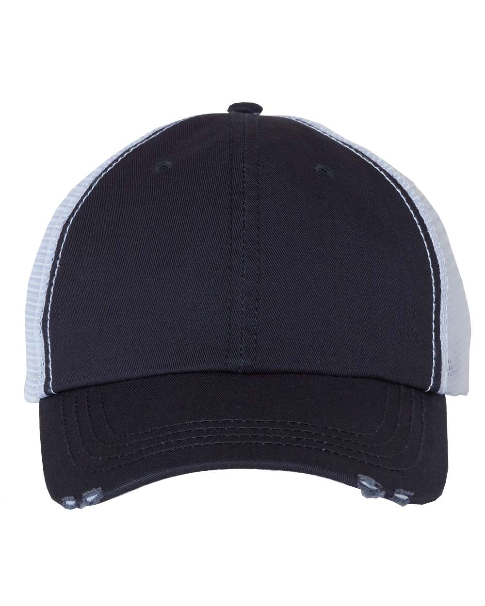Mega Cap Frayed-Bill Twill Cap