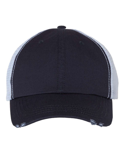 Mega Cap Frayed-Bill Twill Cap