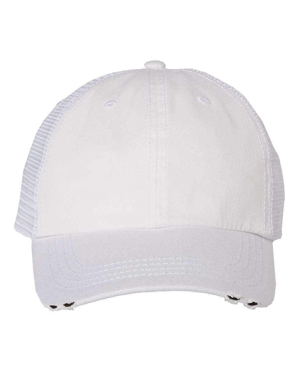 Mega Cap Frayed-Bill Twill Cap
