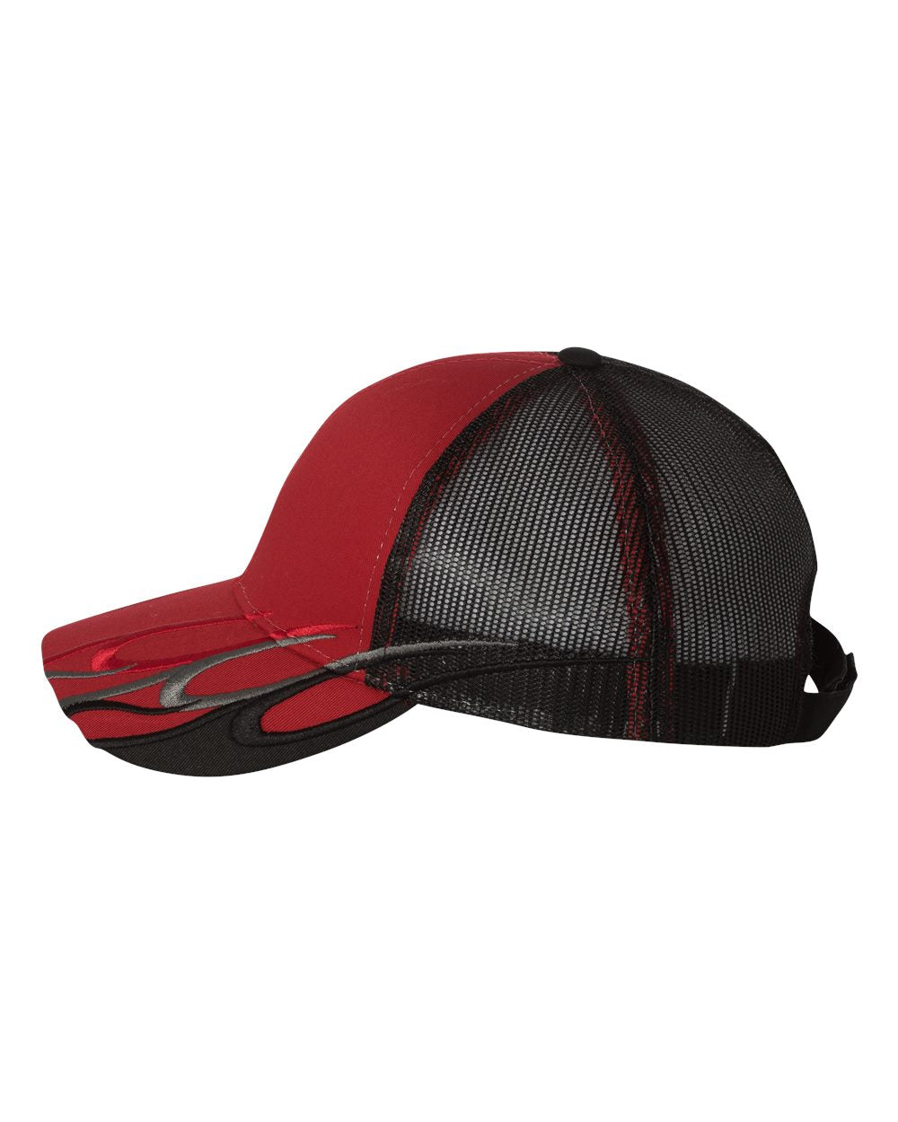 Outdoor Cap Flame Mesh-Back Cap
