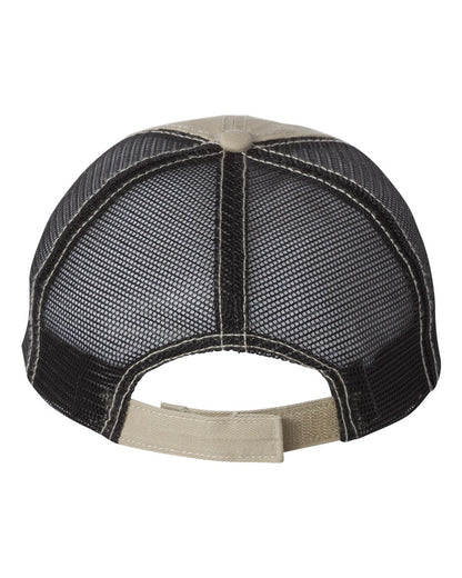 Mega Cap Washed Twill Trucker Cap