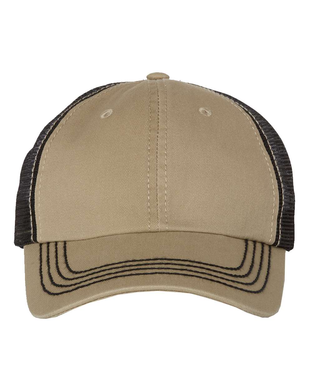 Mega Cap Washed Twill Trucker Cap