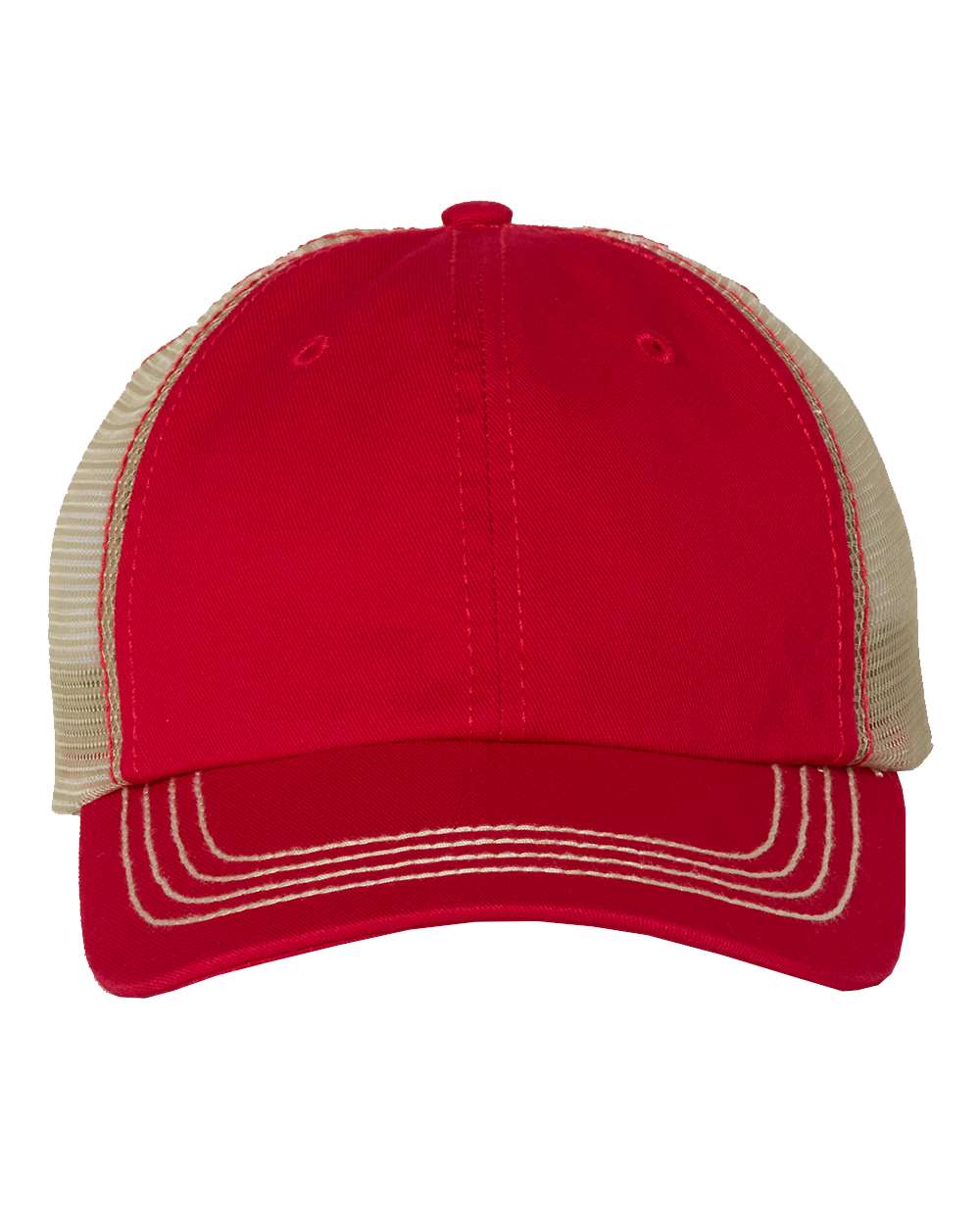 Mega Cap Washed Twill Trucker Cap