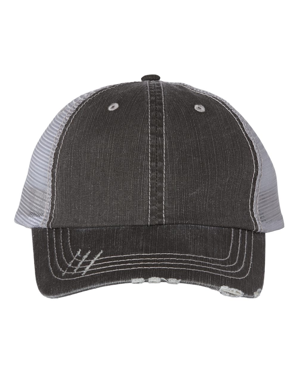 Mega Cap Herringbone Trucker Cap
