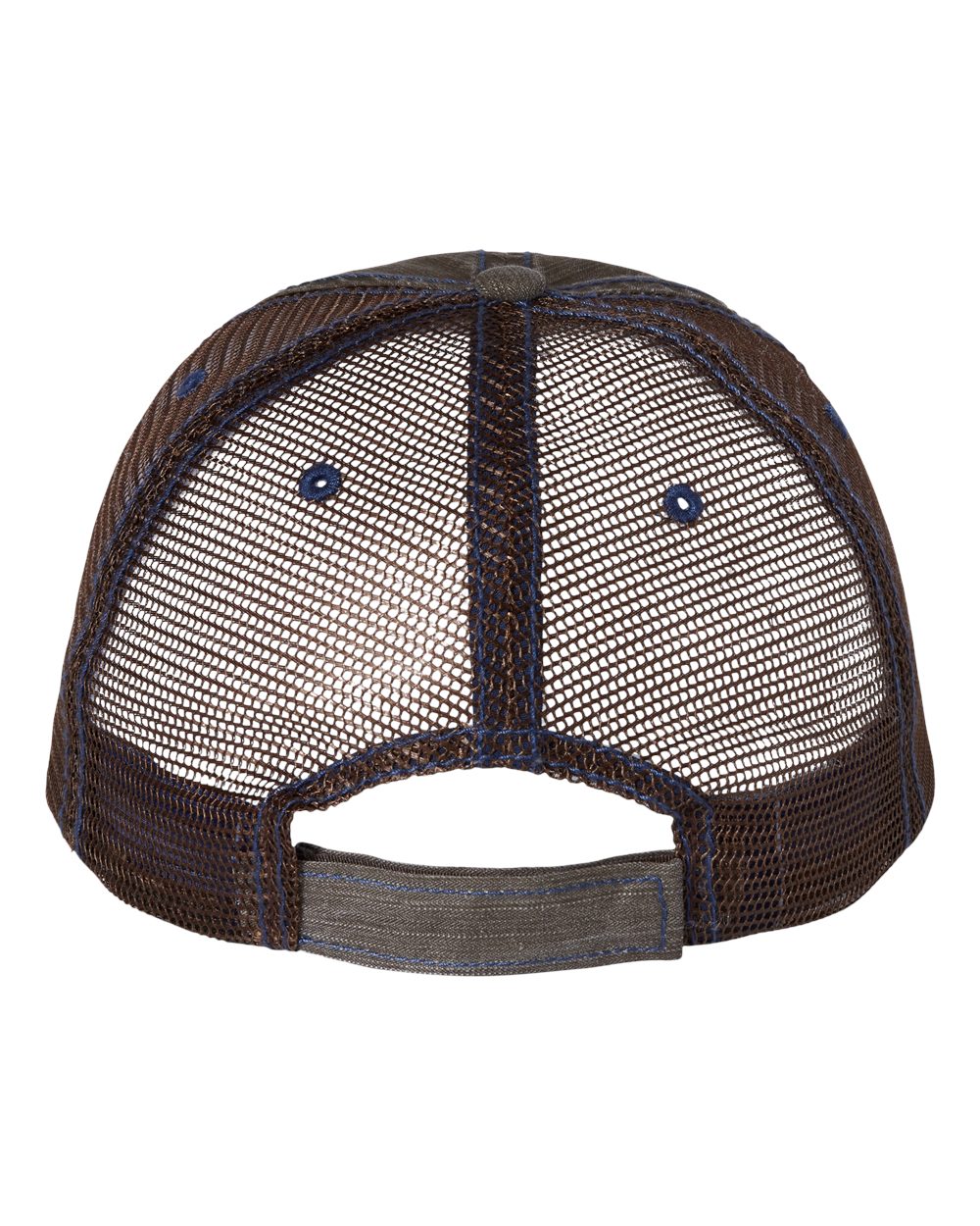 Mega Cap Herringbone Trucker Cap