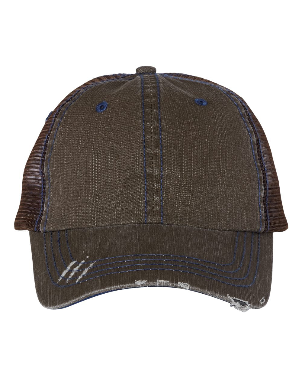 Mega Cap Herringbone Trucker Cap