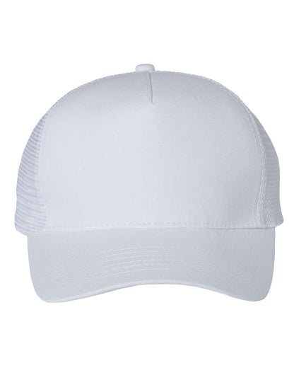Mega Cap Recycled PET Mesh-Back Trucker Cap
