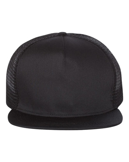 Mega Cap Flat Bill Trucker Cap