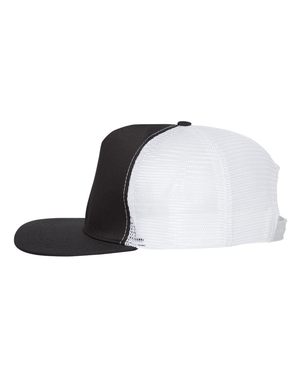 Mega Cap Flat Bill Trucker Cap