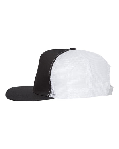 Mega Cap Flat Bill Trucker Cap