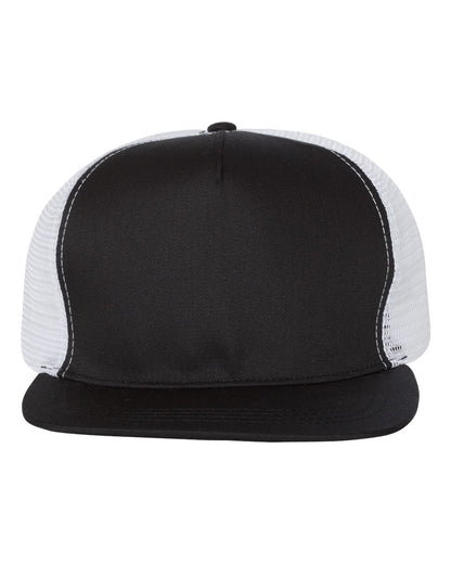 Mega Cap Flat Bill Trucker Cap
