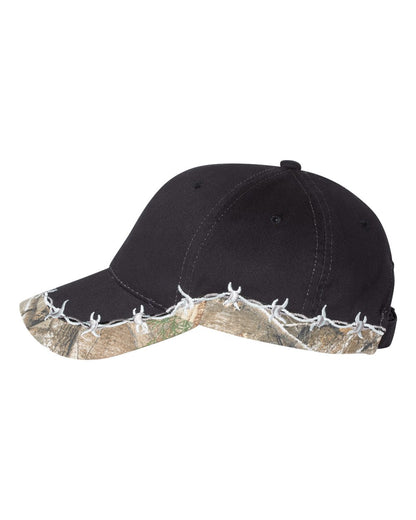 Outdoor Cap Camo with Barbed Wire Cap