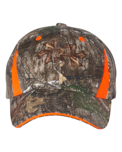 Outdoor Cap Camo with Hi-Vis Trim Cap