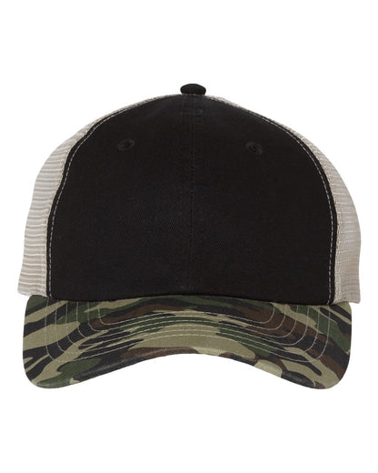 Sportsman Contrast-Stitch Mesh-Back Cap