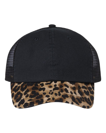 Mega Cap Leopard Fashion Trucker Cap