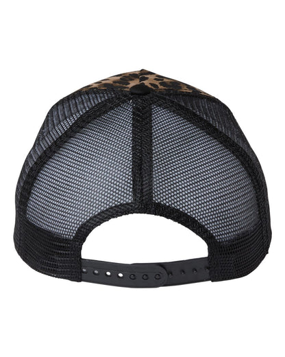 Mega Cap Leopard Fashion Trucker Cap