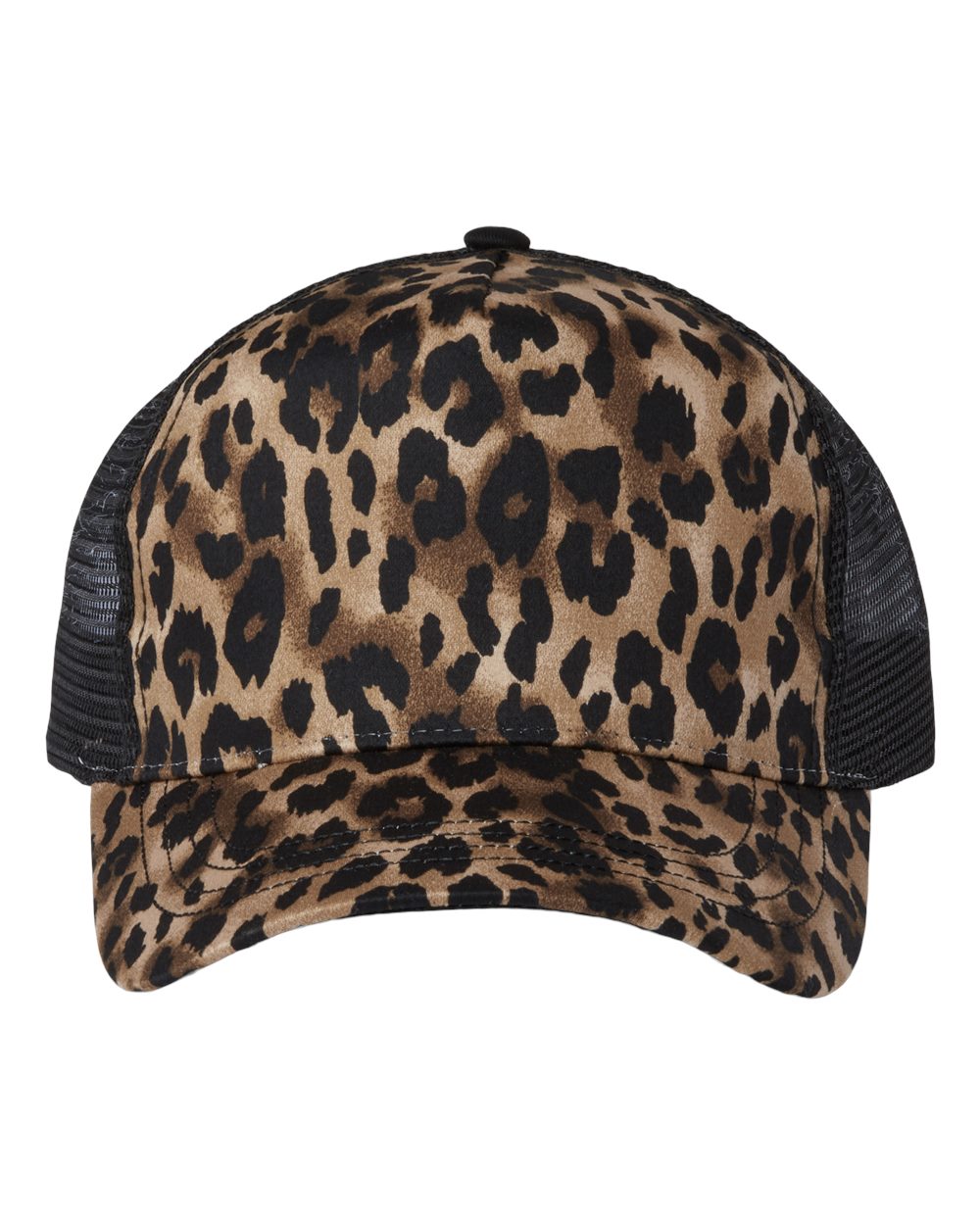 Mega Cap Leopard Fashion Trucker Cap